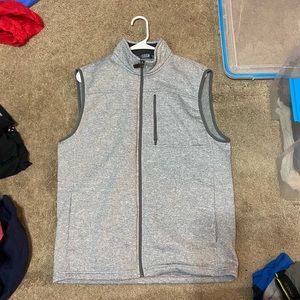 IZOD Vest Grey Mens Medium